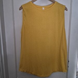 Lululemon Love Tank Top, Pima Cotton, Gold Spice, Size 12
